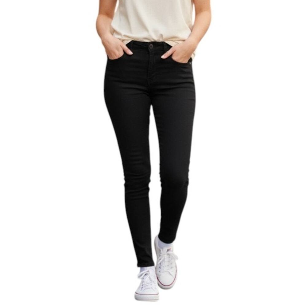 ZARA Basic Denim Black Low Rise, Skinny Jeans, US10